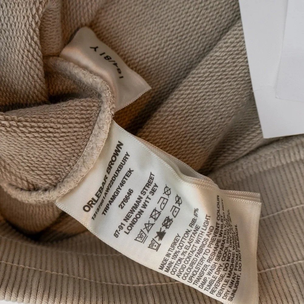$377 MRP NWT Orlebar Brown‎ Duxbury GD Sweatpants Mens Size M Joggers